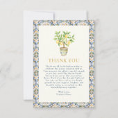 Citroenen Dankkaartjes Bedankkaart (Voorkant)