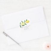 Citroenen - Dit boek is van Vierkante Sticker (Envelop)