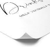 Citroenen - Drinken Poster (Hoek)