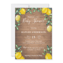 Citroenen en Baby shower-inktpatronen