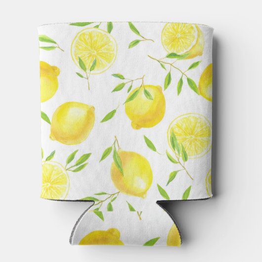 Citroenen en bladeren blikjeskoeler (Achterkant)