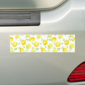 Citroenen en bladeren bumpersticker (Op auto)