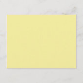 Citroenen en bladeren | Geel Chique BRUILOFT Detai Informatiekaartje (Achterkant)