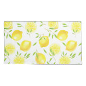 Citroenen en bladeren kussensloop (Achterkant-Links)