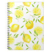 Citroenen en bladeren notitieboek (Voorkant)