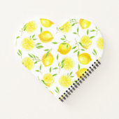 Citroenen en bladeren notitieboek (Achterkant)