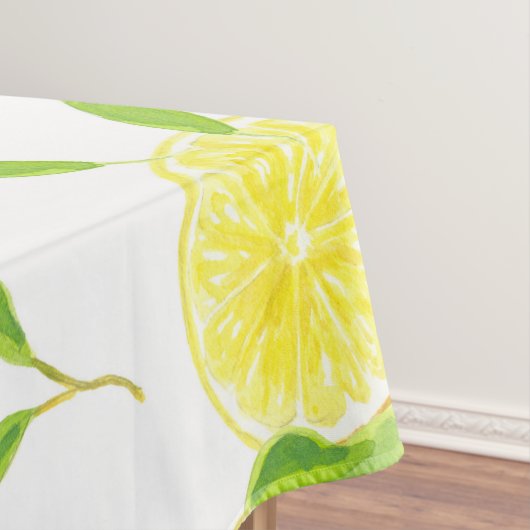 Citroenen en bladeren tafelkleed (Voorbeeld)
