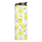 Citroenen en bladeren thermosbeker (Gedraaid links)