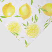 Citroenen en bladeren tissuepapier (Detail)