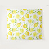 Citroenen en bladeren wandkleed (Voorkant (horizontaal))