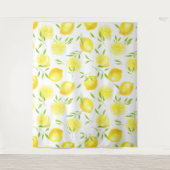 Citroenen en bladeren wandkleed (Voorkant)