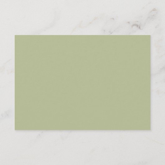 Citroenen en Bladgroen Chique BRUILOFT RECEPTIE Informatiekaartje (Achterkant)