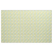 Citroenen en bloesem stof (Yard (91,4 cm))