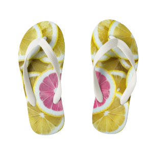 Citroenen en Grapefruit Kinder Teenslippers