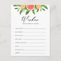 Citroenen en Grapefruit Wensen voor Bruid en Bruid