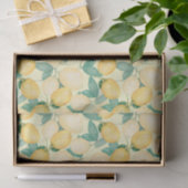 Citroenen en groen Geel citrus Tissuepapier (Geschenk)