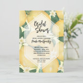 Citroenen en groen Vrijgezellenfeest Kaart (Staand voorkant)