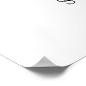 Citroenen en Groene Huwelijks Welkomstbord Poster (Hoek)