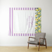 Citroenen En Lavendel Bruiloftsfotobehang Wandkleed (In Situ (horizontaal))