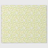 Citroenen en limoenen: vers patroon. cadeaupapier (Vlak)