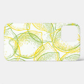 Citroenen en limoenen: vers patroon. Case-Mate iPhone case (Achterkant (horizontaal))