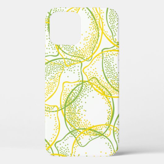 Citroenen en limoenen: vers patroon. Case-Mate iPhone case (Achterkant)