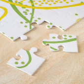 Citroenen en limoenen: vers patroon. legpuzzel (Zijkant)