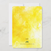 Citroenen en limonade bruiloft uitnodiging (Achterkant)