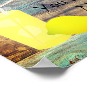 Citroenen en limonade poster (Hoek)