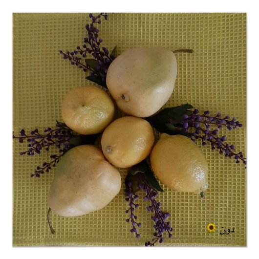 CITROENEN EN PEREN PERFECT POSTER (Voorkant)