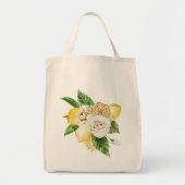 Citroenen en rozen bouquet tote bag (Voorkant)
