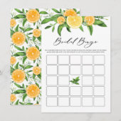 Citroenen en Sinaasappels Garland Vrijgezellenfees Informatiekaartje (Voorkant / Achterkant)