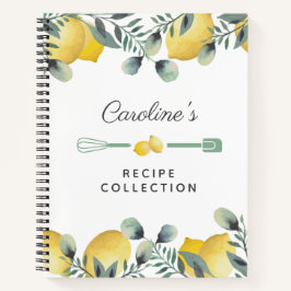 Citroenen & Eucalyptus Recepten Kookboek Notitieboek