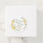 Citroenen Eucalyptus Roos Vrijgezellenfeest Dank u Bedankjes Labels (In situ)