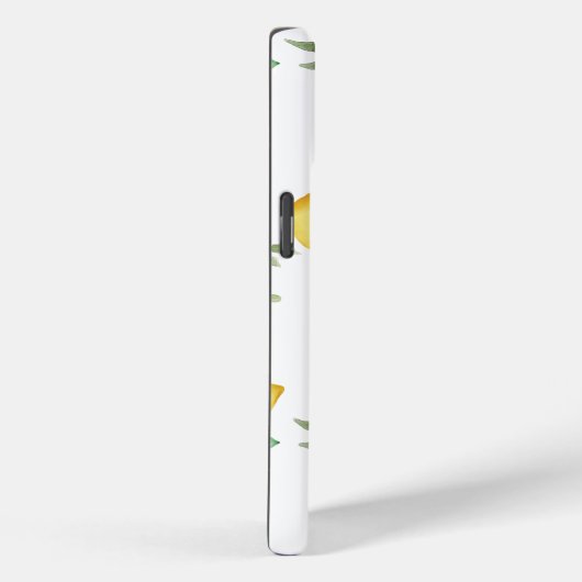 citroenen Eucalyptus Roze Zachte Rozen Monogram Case-Mate iPhone Case (Achterkant / Rechts)