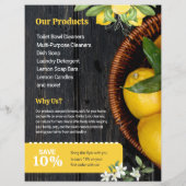 Citroenen Flyer Sjabloon (Achterkant)