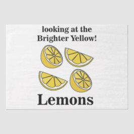 Citroenen Fruit Kijkend naar de helderdere gele ci Tissuepapier