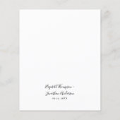 Citroenen Fruit Zomer Botanische Budget Bruiloft (Achterkant)