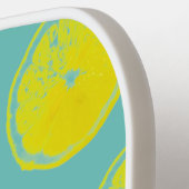 Citroenen Geel Groen Pickleball Paddle Pickle Ball (Links Detail)