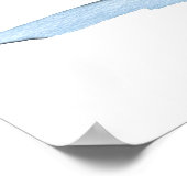 Citroenen geel waterverf kunst poster (Hoek)