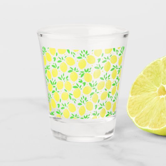 Citroenen geschoten glas (Voorkant)