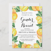 Citroenen geslacht onthulling uitnodiging aangepas (Voorkant)