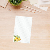 Citroenen gevoerd kookboek pagina mini multomap in