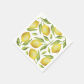 Citroenen & Groen PARTY Papier Servet (Hoek)