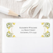 Citroenen groen retouradres etiket (Insitu)