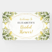 Citroenen groen Vrijgezellenfeest Spandoek (Horizontaal)