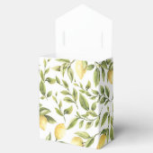 Citroenen groen Waterverf geel groen Bedankdoosjes (Geopend)