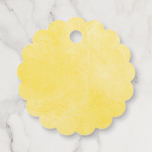 Citroenen Groene Bruiloftsdiner Bedankjes Labels (Achterkant)