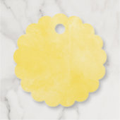 Citroenen Groene Bruiloftsshowers Bedankjes Labels (Achterkant)