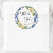 Citroenen Groene Mediterrane Mozaïek Tegels Bruilo Ronde Sticker (Tas)